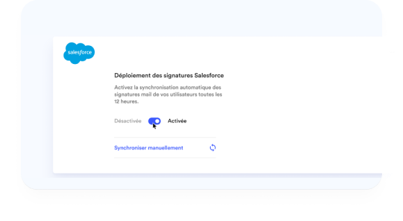 Signature mail intégration Salesforce